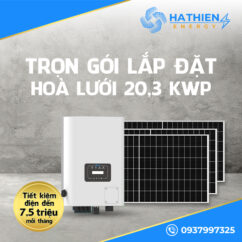 Trọn gói lắp đặt Hòa lưới 20,3kWp