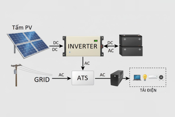 Sơ đồ tải điện phụ trợ
