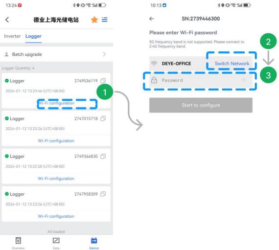 Hướng dẫn kết nối wifi cho biến tần Deye 1