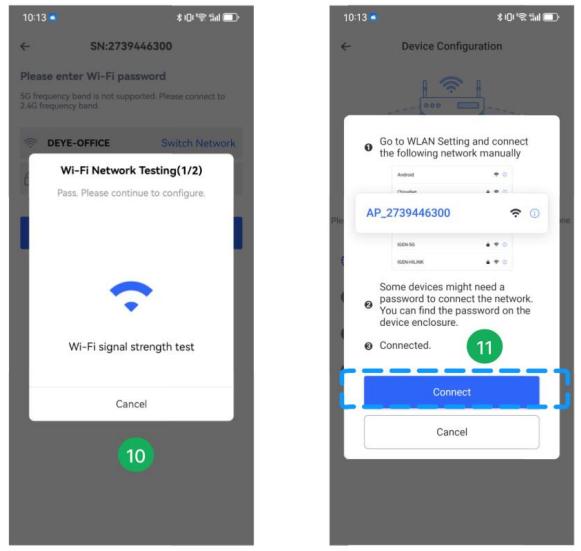 Hướng dẫn kết nối wifi cho biến tần Deye 8
