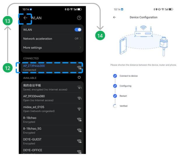 Hướng dẫn kết nối wifi cho biến tần Deye 9