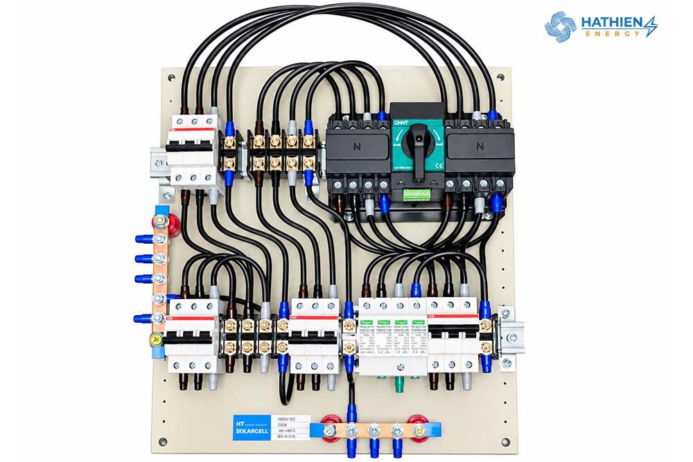 Sơ đồ Tủ chuyển nguồn điện HATHIEN ENERGY sử dụng ATS 3 pha